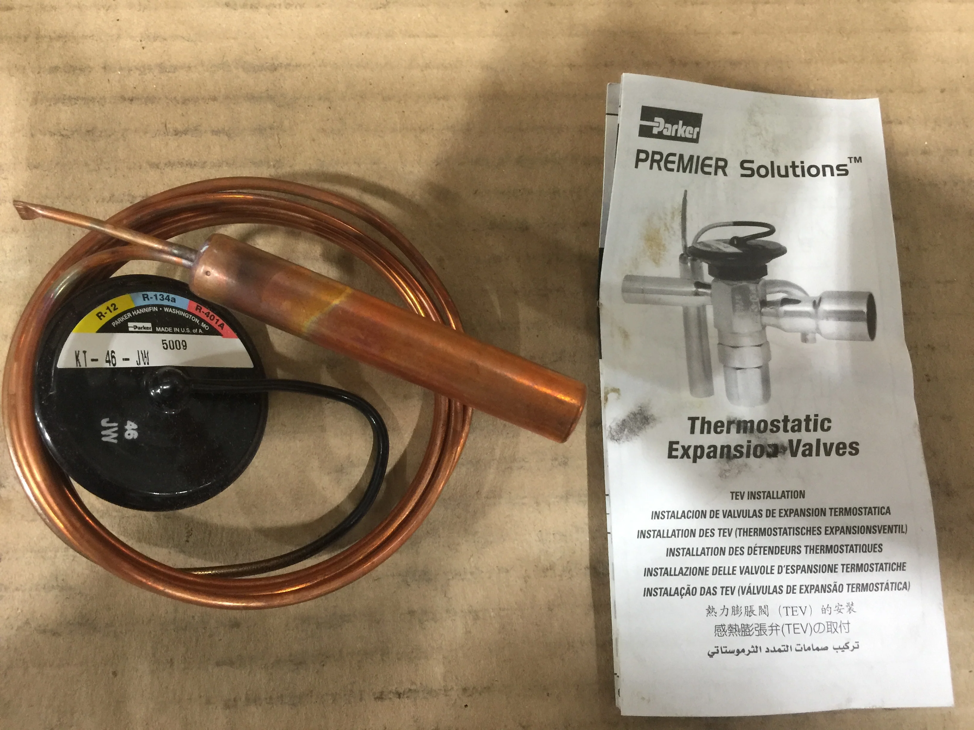 Thermostatic Expansion Valve 5" Head Element - Image 2