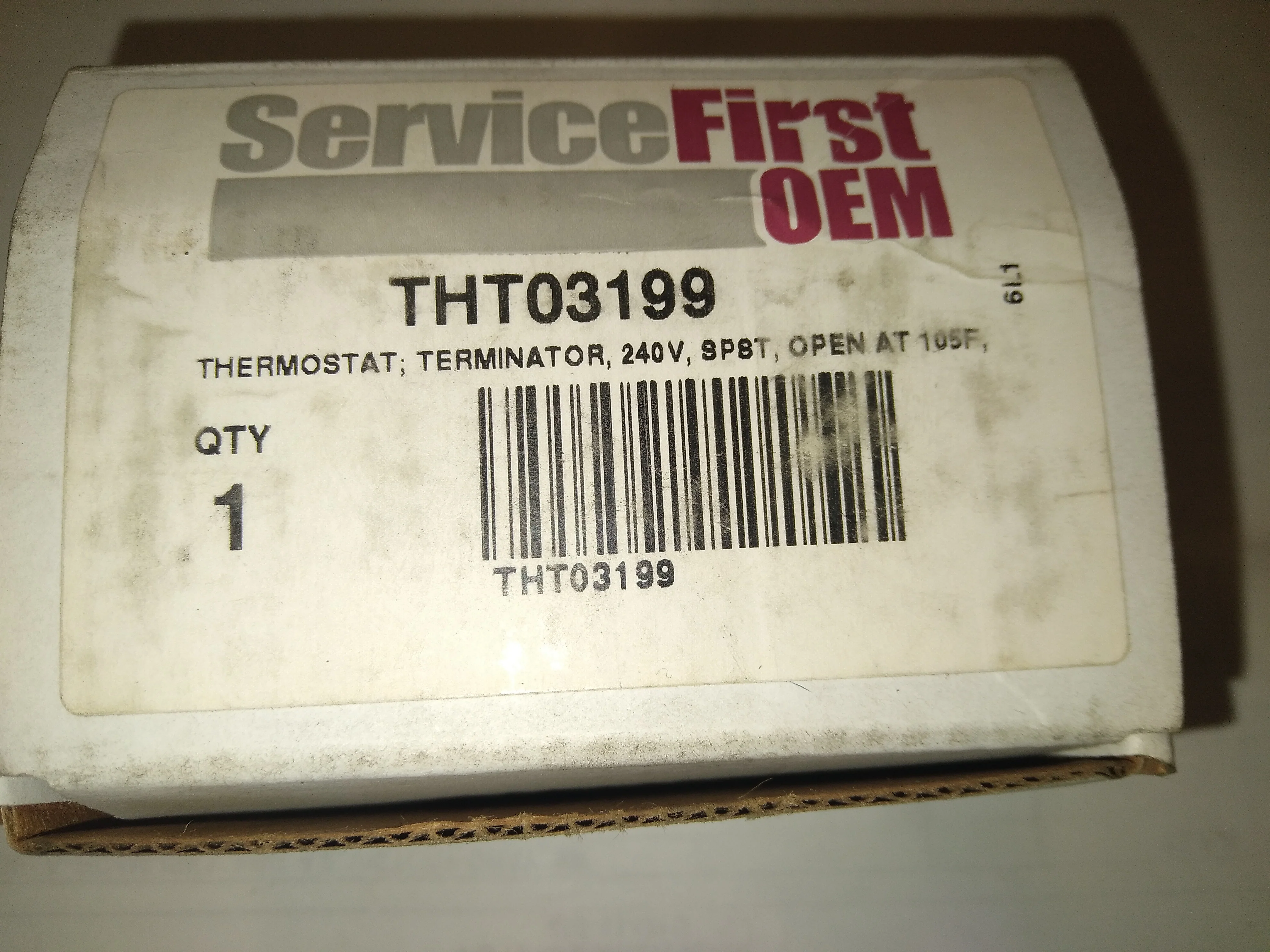 THERMOSTAT;TERMINATOR,240V,SPST,OPENS AT 105F - Image 4