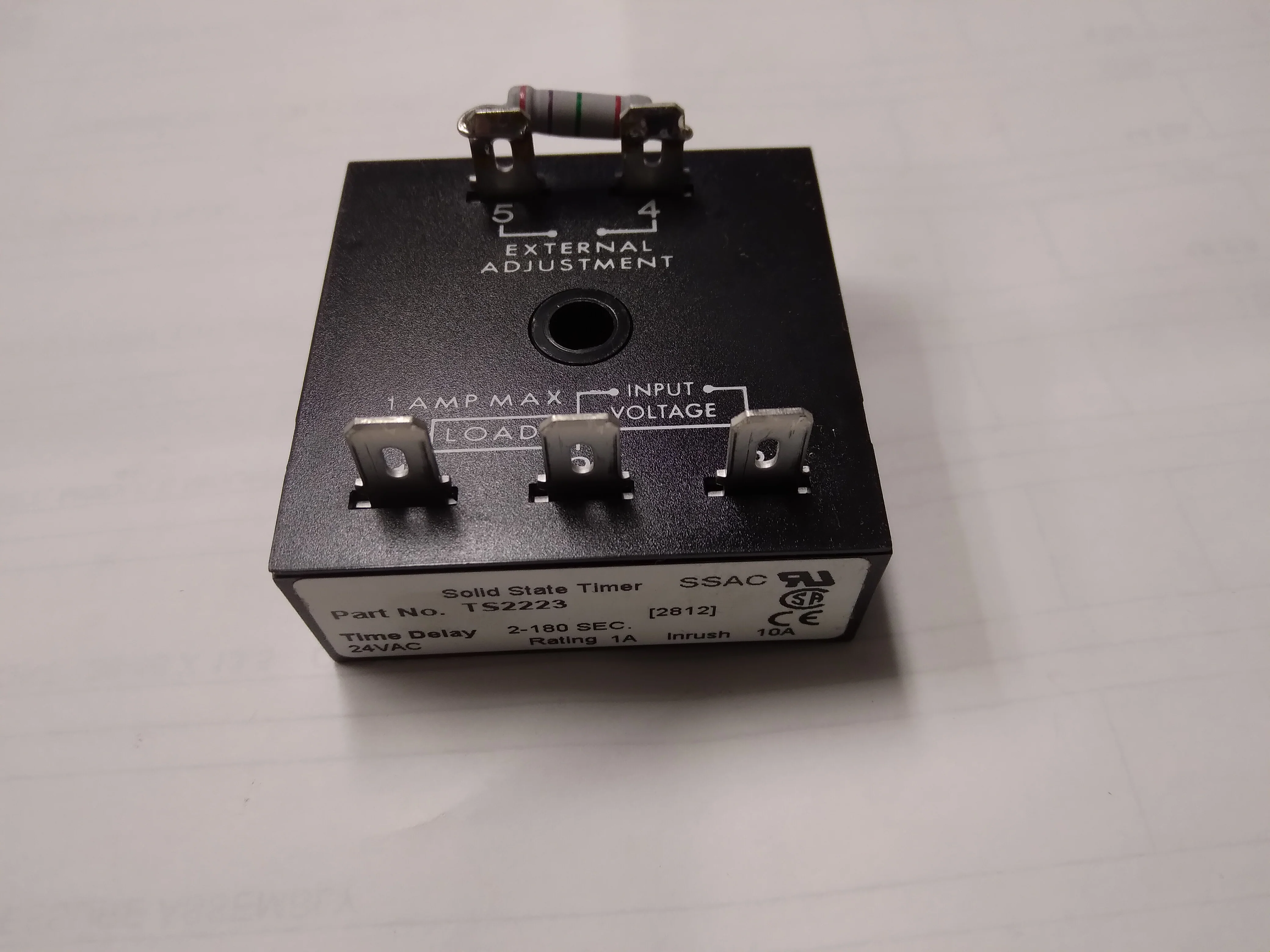 Time Delay Relay 2-180 Sec 24VAC/DC 1 Amp - Image 7