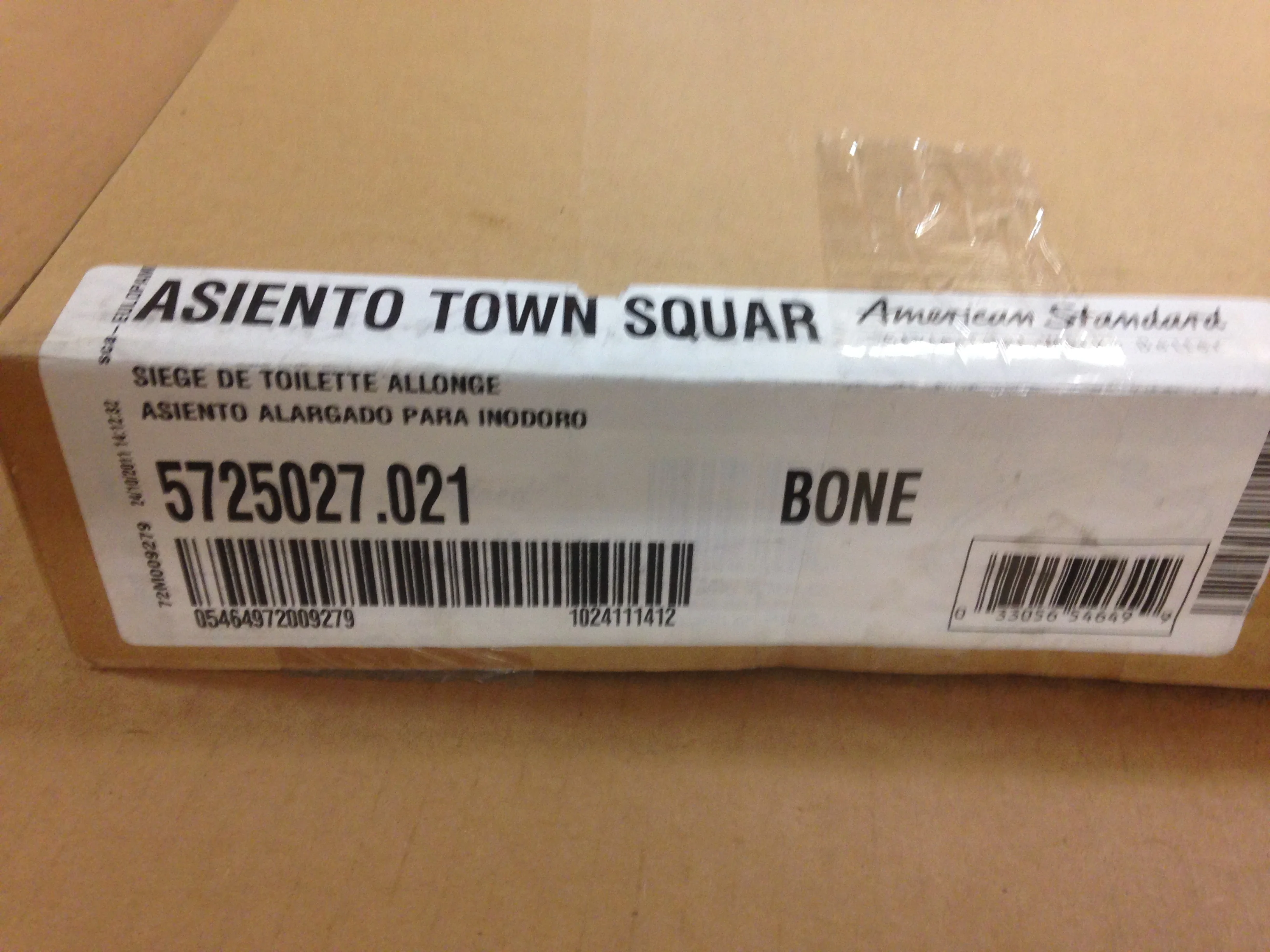 Town Square Elongated Toilet Seat, Color:Bone - Image 5