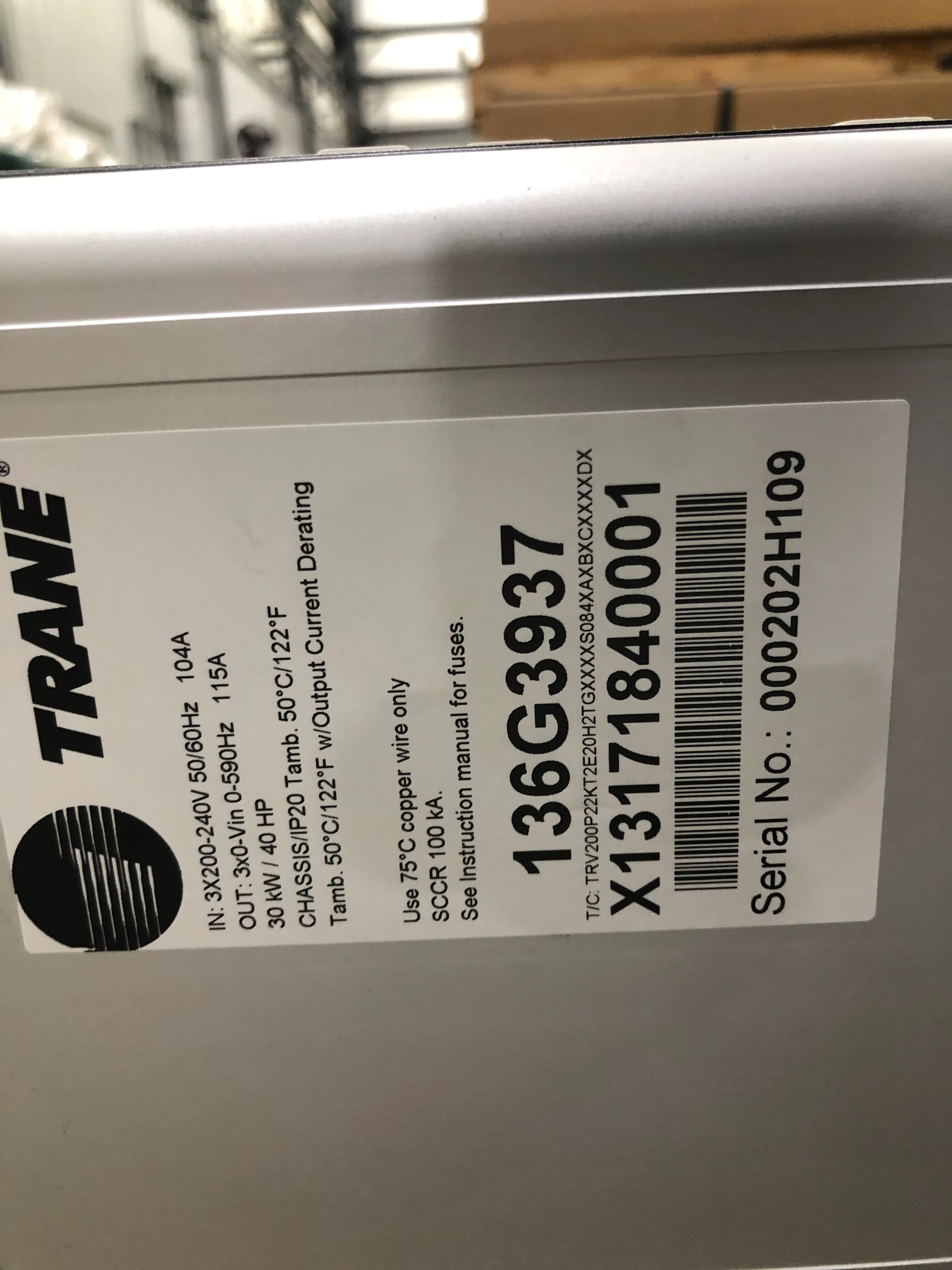 TR200 Series Variable Frequency Drive 200-240/50-60/3 - Image 4