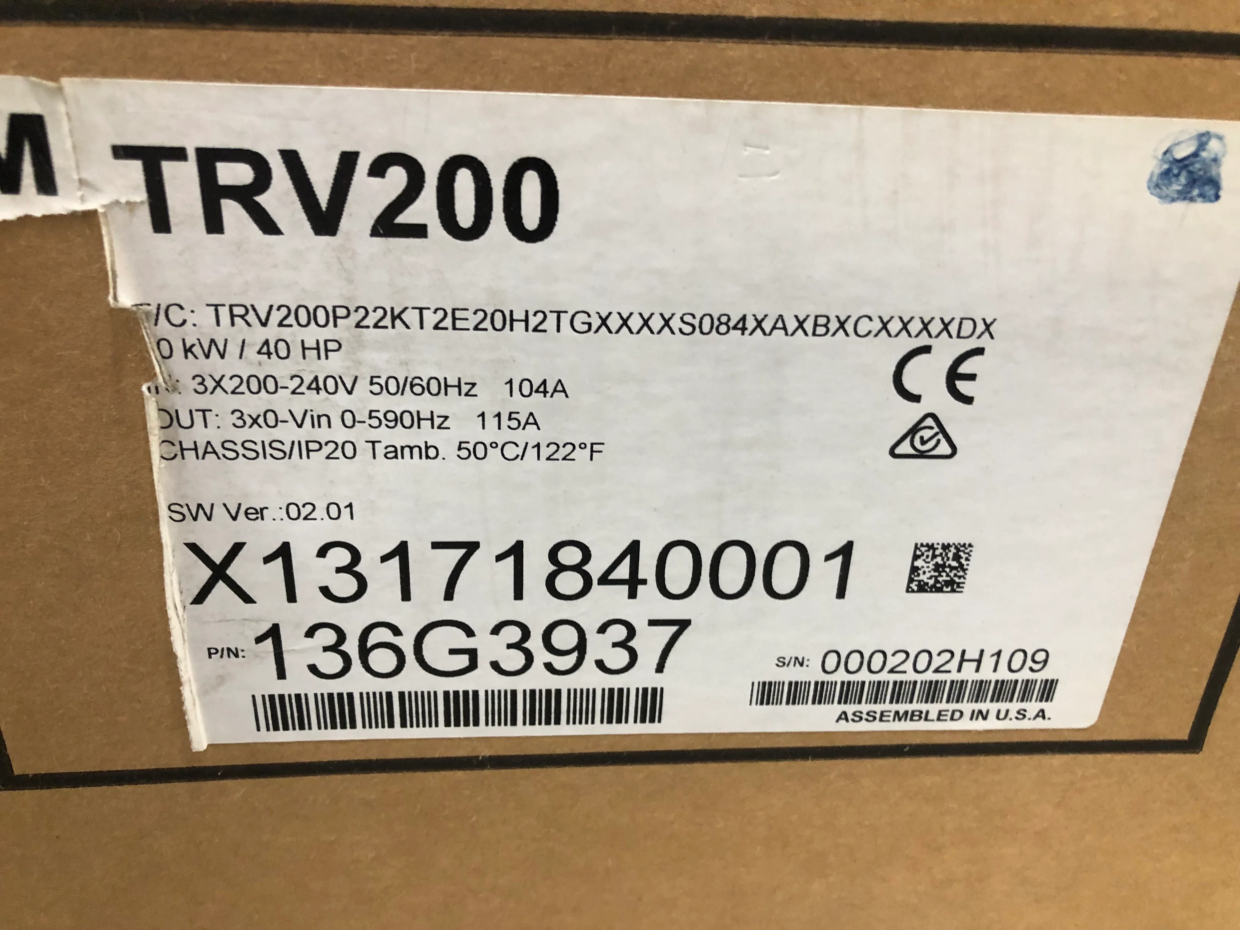 TR200 Series Variable Frequency Drive 200-240/50-60/3 - Image 5