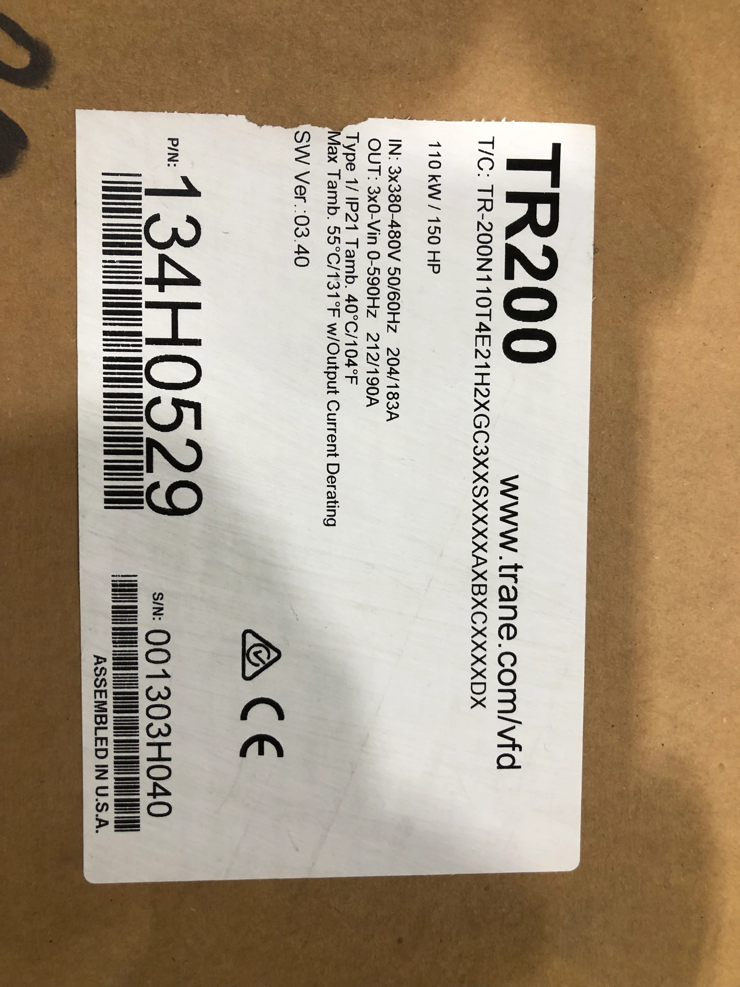 TR200 Series Variable Frequency Drive 380-480/50-60/3 - Image 4