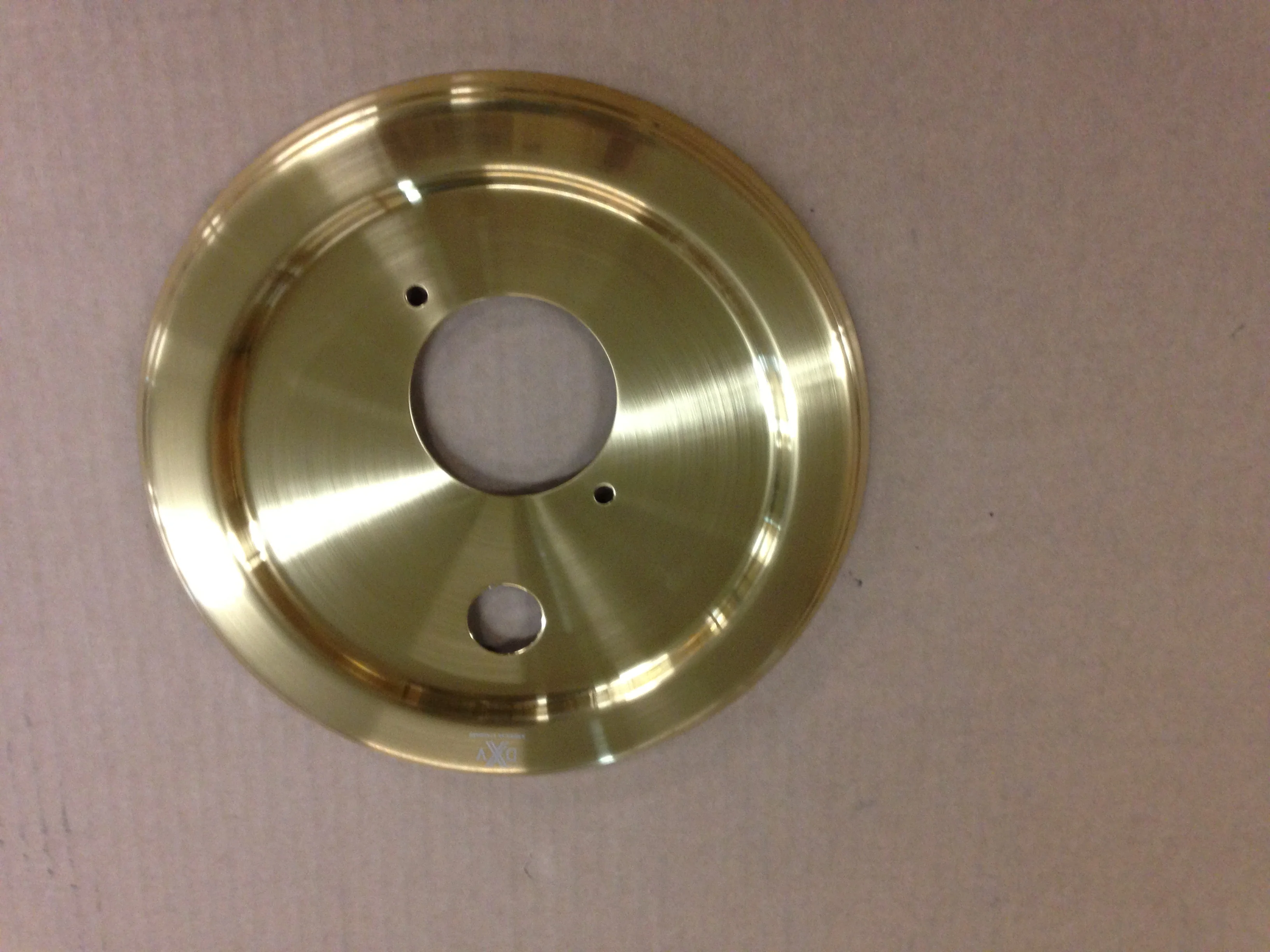 Trim Plate, Satin Brass