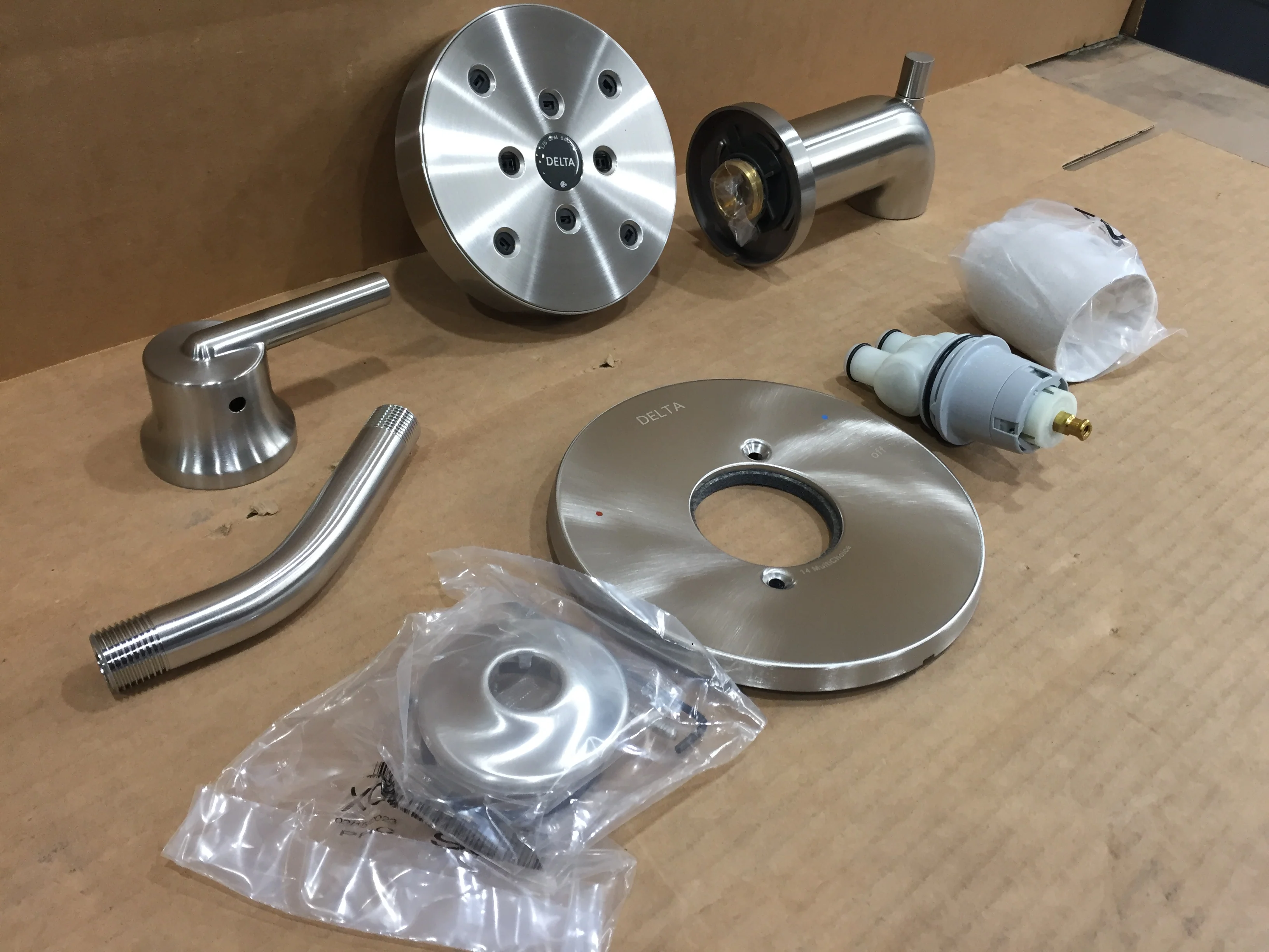Trinsic One Handle Single Function Bathtub & Shower Trim Kit; Stainless (Trim Only) - Image 3