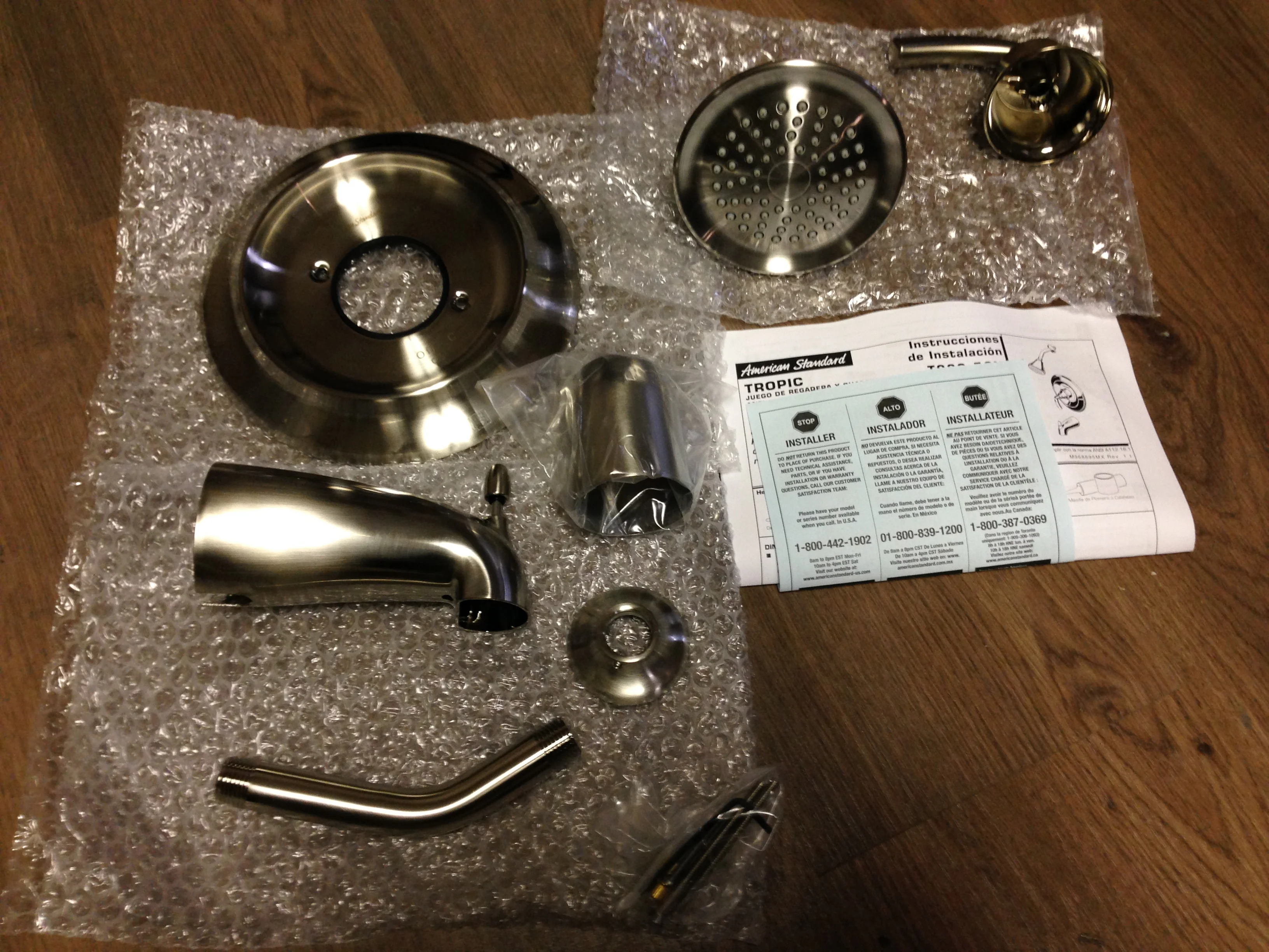 Tropic Bath/Shower Trim Kit with Showerhead - Image 2