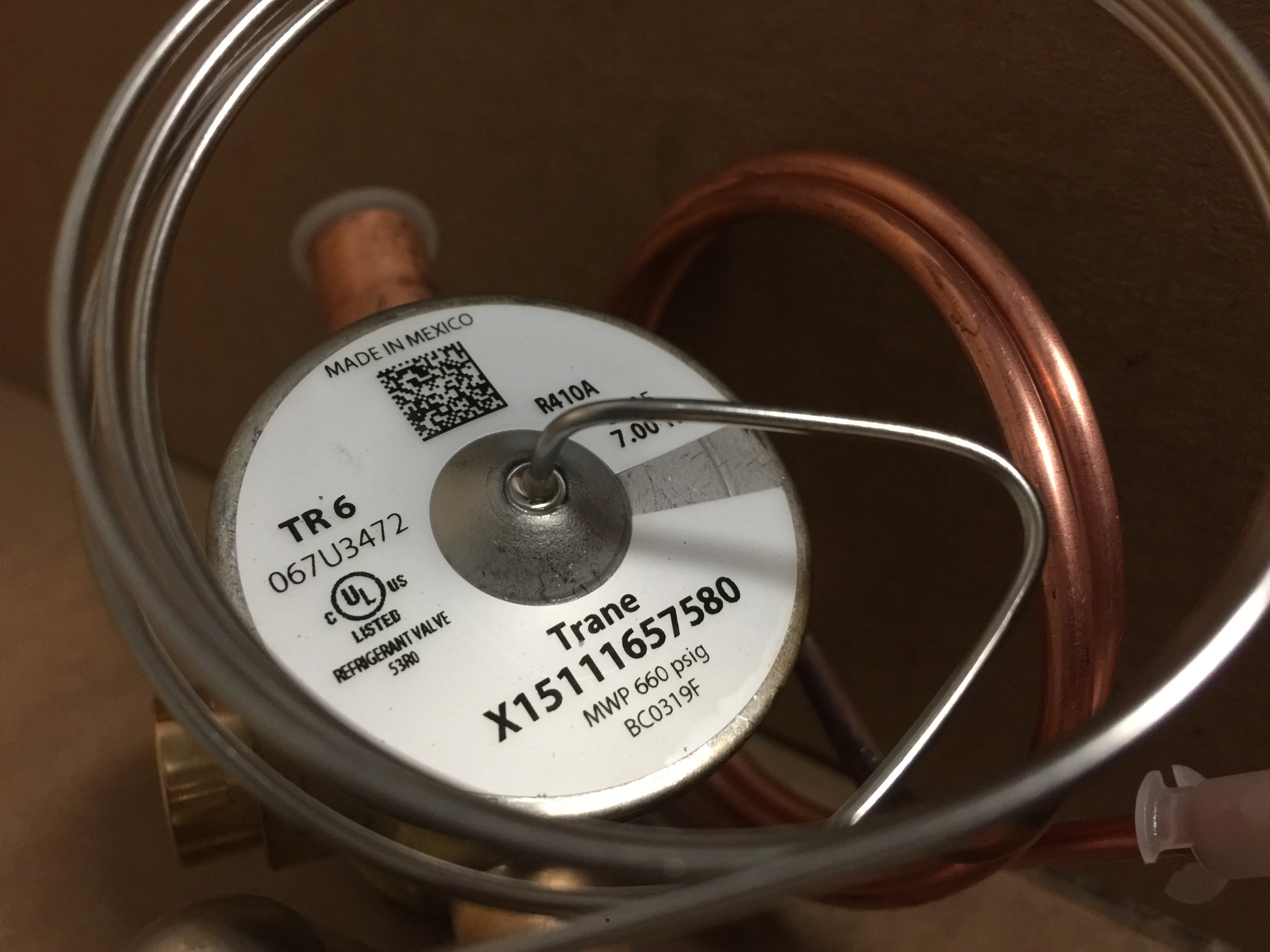 Valve; Thermal Expansion; R-410A, 3/8" ODF X 1/2" ODF - Image 3