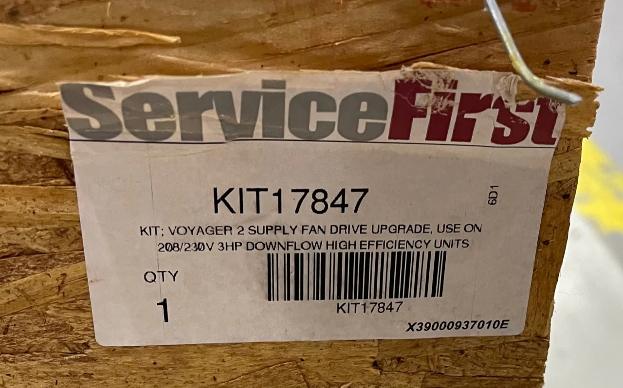 Voyager 2 Supply Fan Drive Upgrade Kit - Image 2