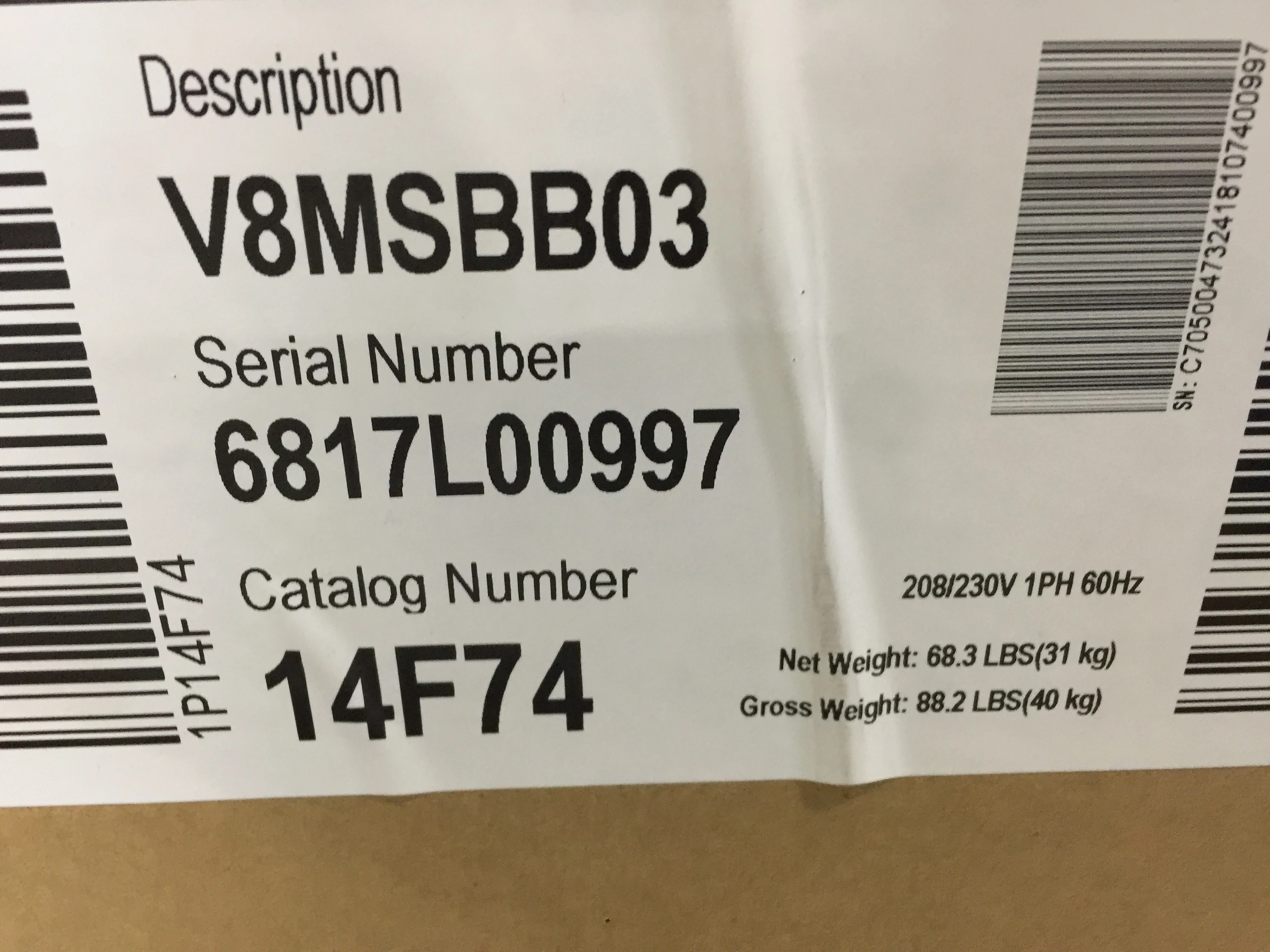 VRF Heat Recovery 4 Port Branch Box; 208-230/60/1 - Image 7