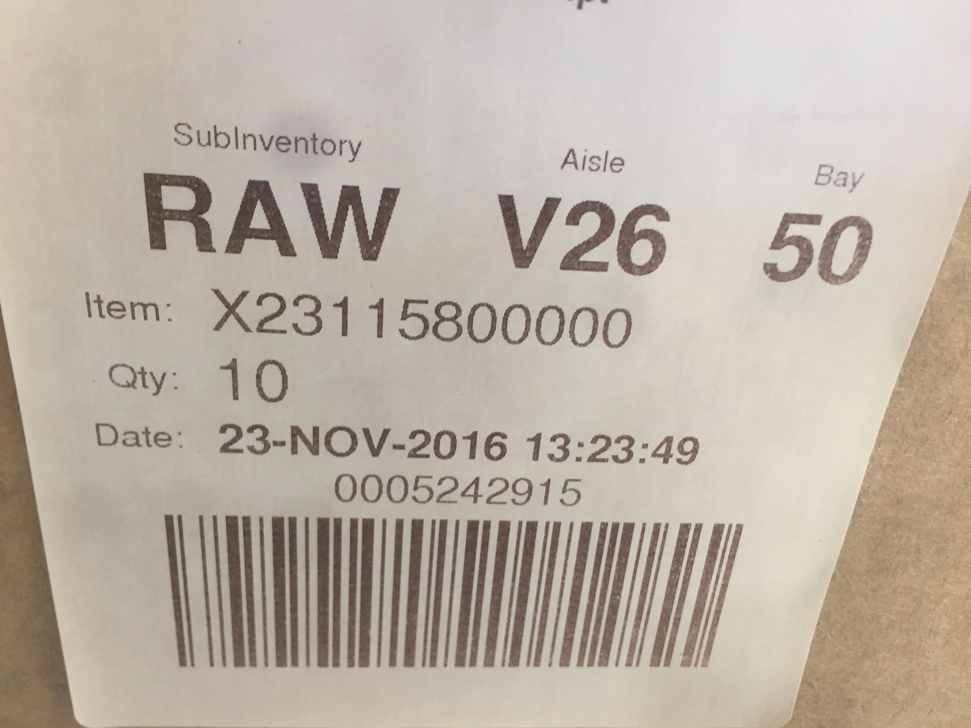 WATER BOX GASKET 52.38 X 31.25 X .12, SOLD INDIVIDUALLY - Image 2