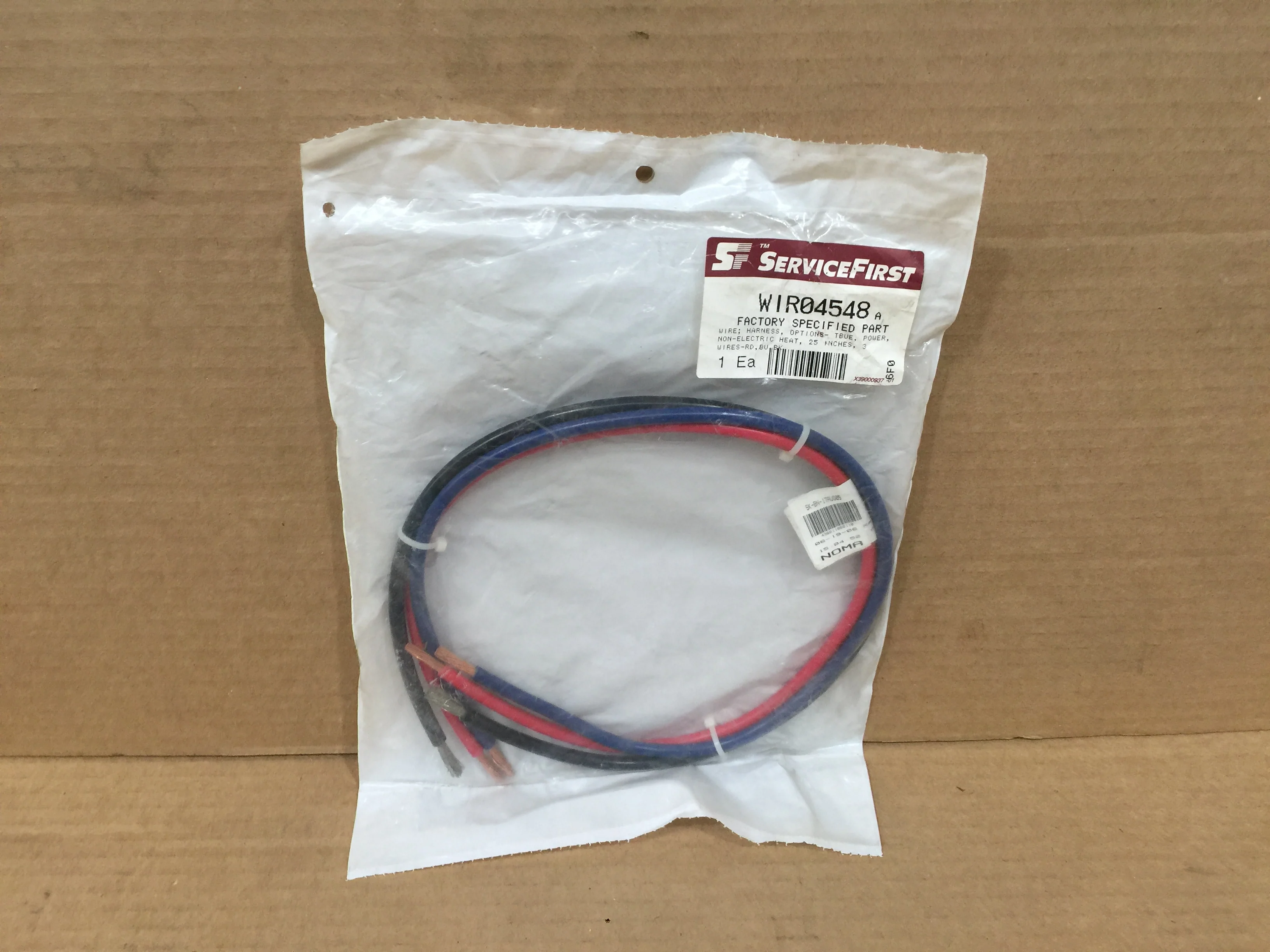 Wire Harness, Options-TBUE, Power, Non-Electric Heat