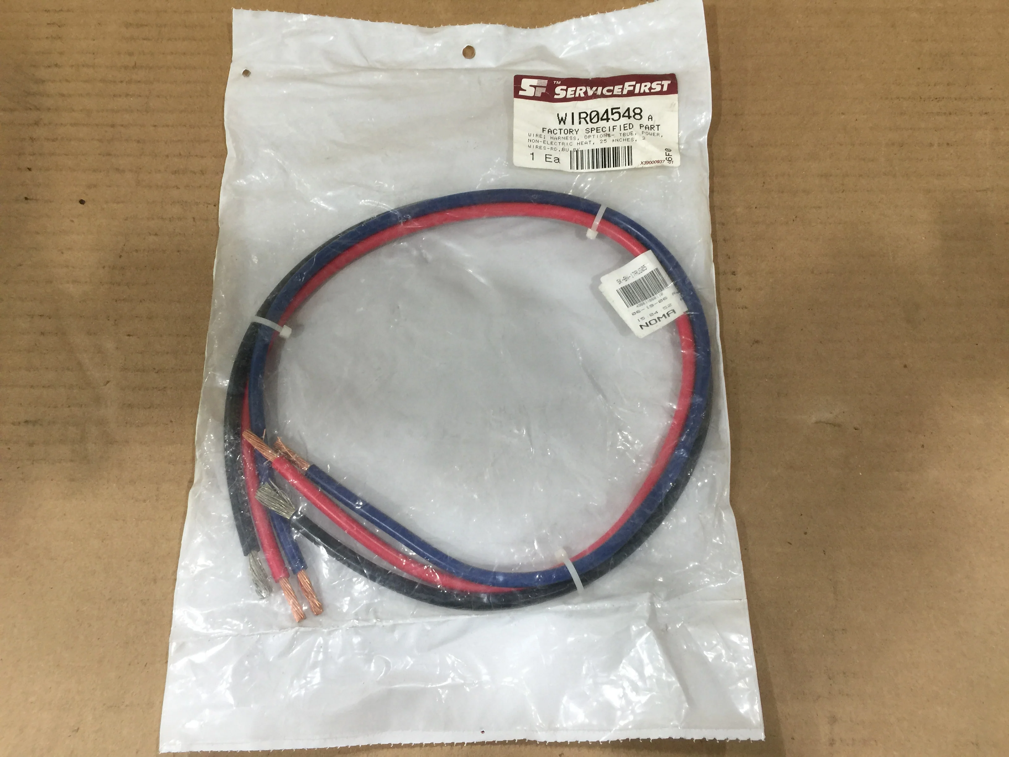 Wire Harness, Options-TBUE, Power, Non-Electric Heat - Image 4