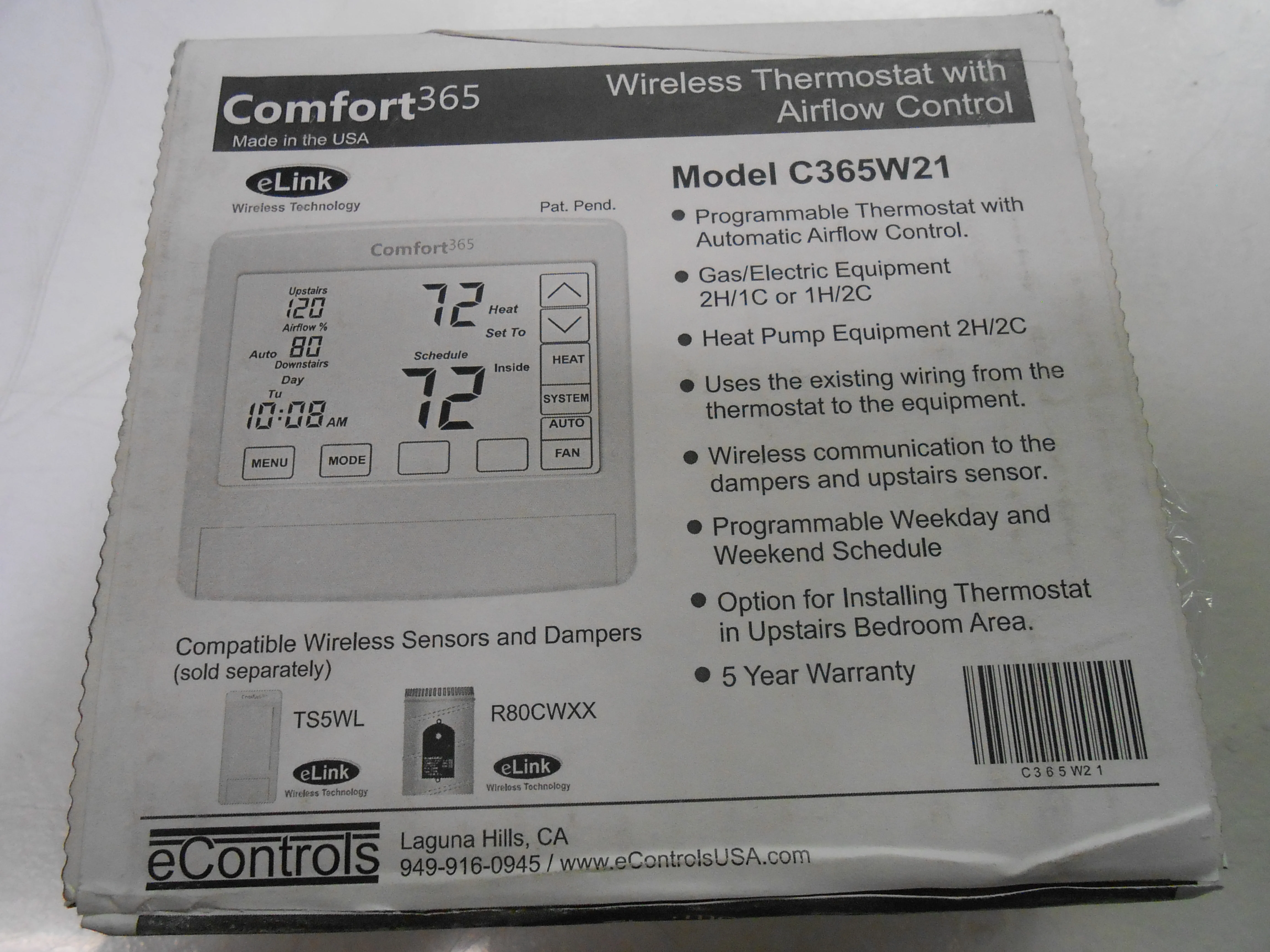 Wireless Thermostat with Airflow Control - Image 4